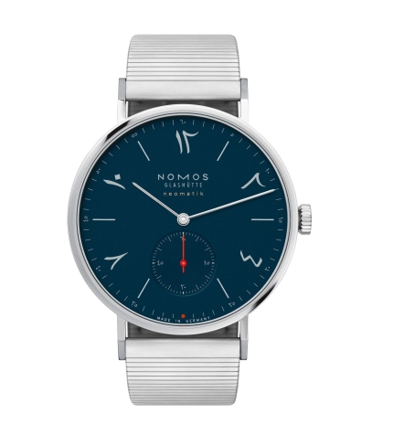NOMOS Tangente Neomatik 39 Red Dot Commemorative Edition Blue 140.S6 Replica Watch